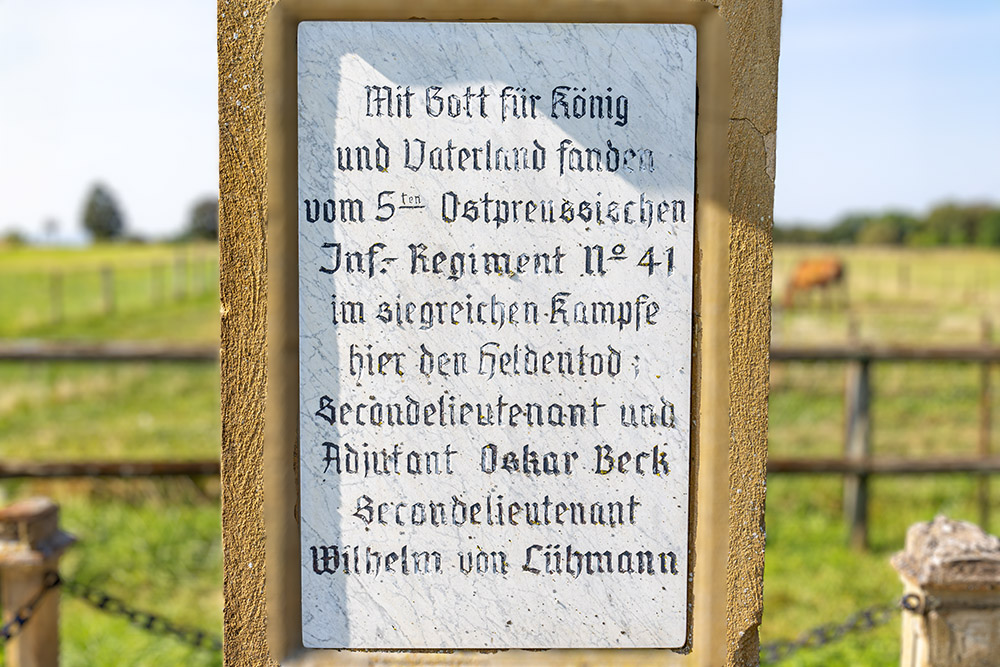 Monument en Massagraf Oost-Pruisische IR Nr.41 en GR Kroonprins Nr.1 #6