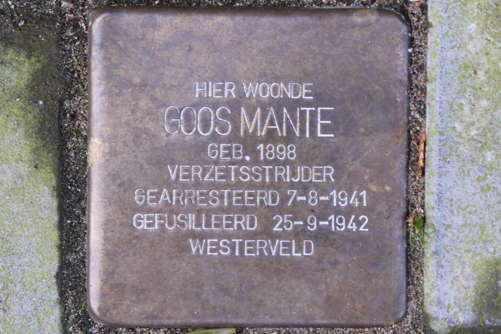 Stolperstein Van Meerkerkestraat 8