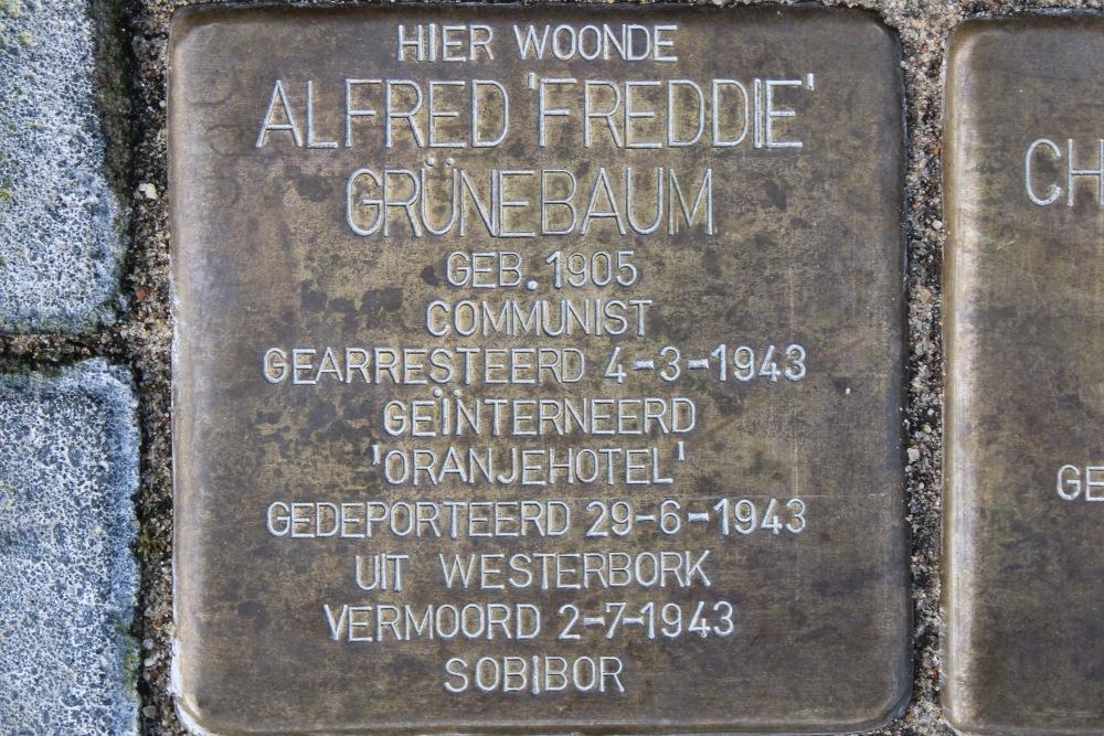 Stolpersteine Roelofsstraat 24 #3