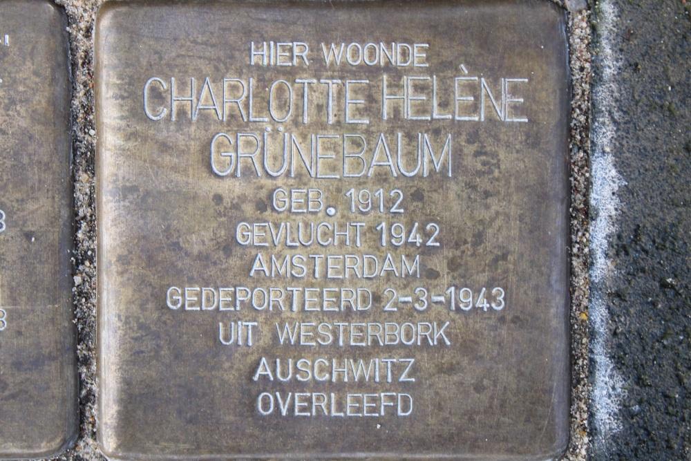 Stolpersteine Roelofsstraat 24 #4