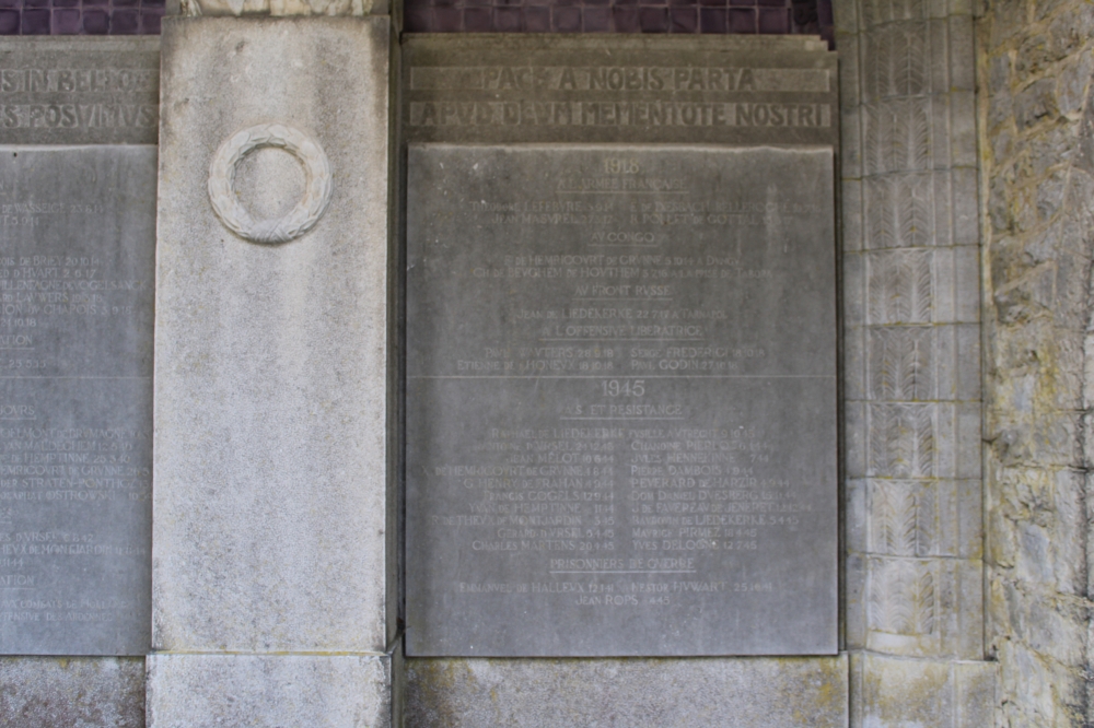 War Memorial Former Students College Maredsous Dene #4