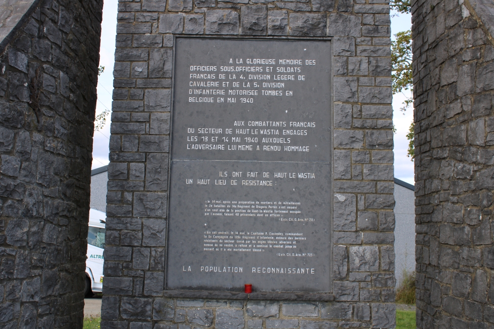 Memorial French Soldiers May 1940 Haut-le-Wastia #2