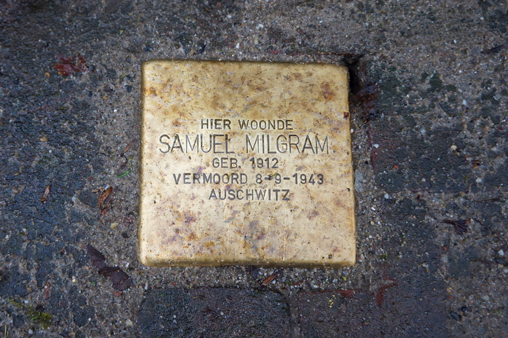 Stolperstein Wilhelminastraat 54 #1