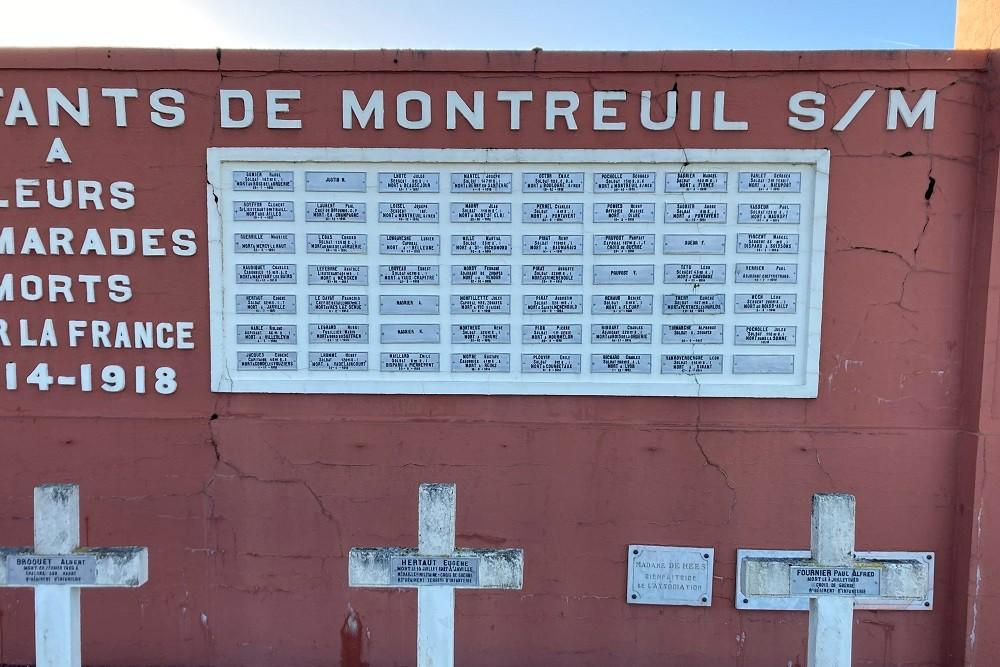 Oorlogsmonument Begraafplaats Montreuil-sur-Mer #4