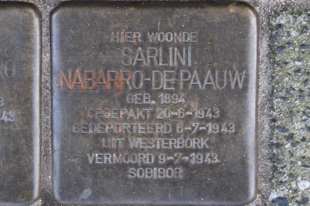 Stolpersteine Weesperzijde 92 #3