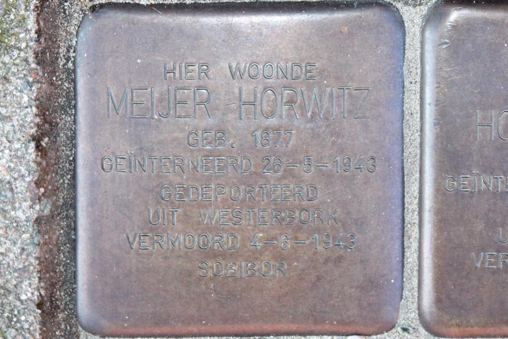 Stolpersteine Christiaan de Wetstraat 270 (voorheen 70) #2