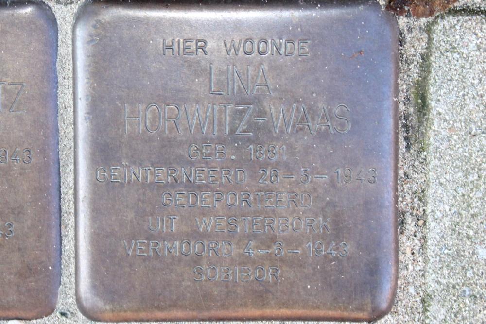 Stolpersteine Christiaan de Wetstraat 270 (voorheen 70) #3