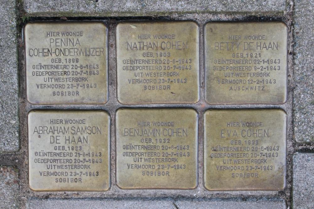 Stolpersteine Blasiusstraat 6 #1