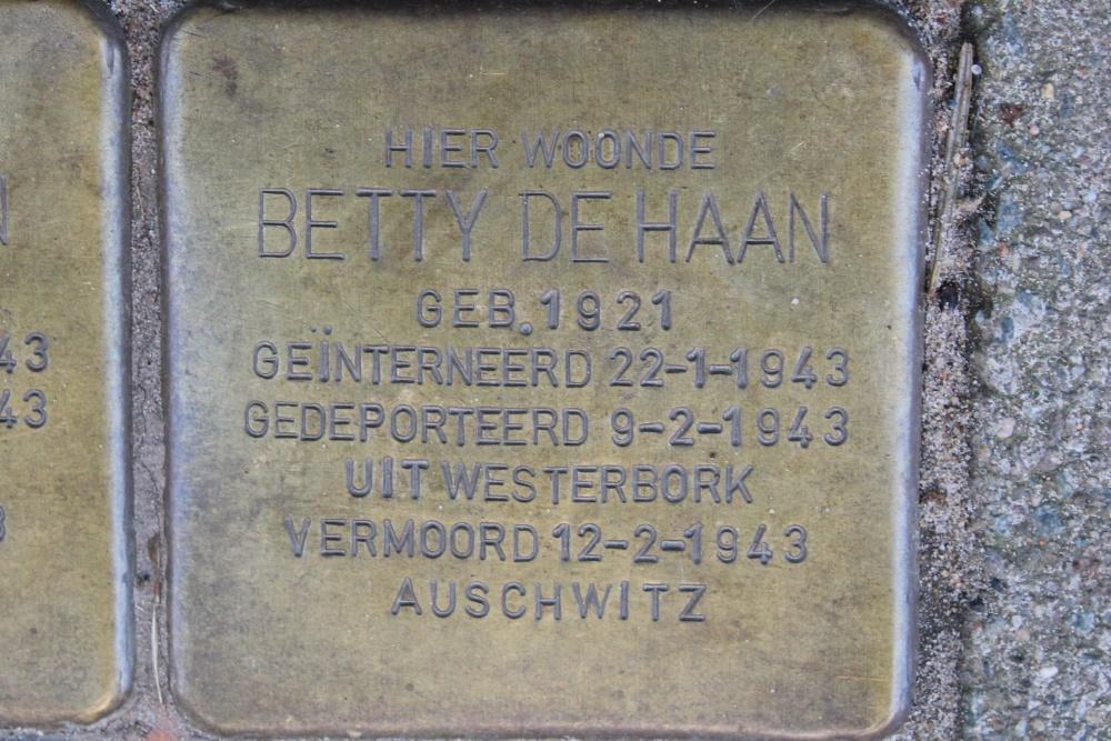 Stolpersteine Blasiusstraat 6 #4