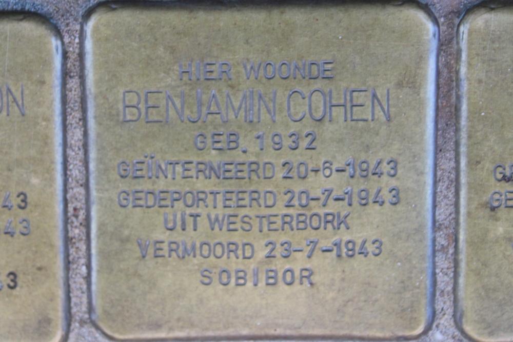 Stolpersteine Blasiusstraat 6 #6