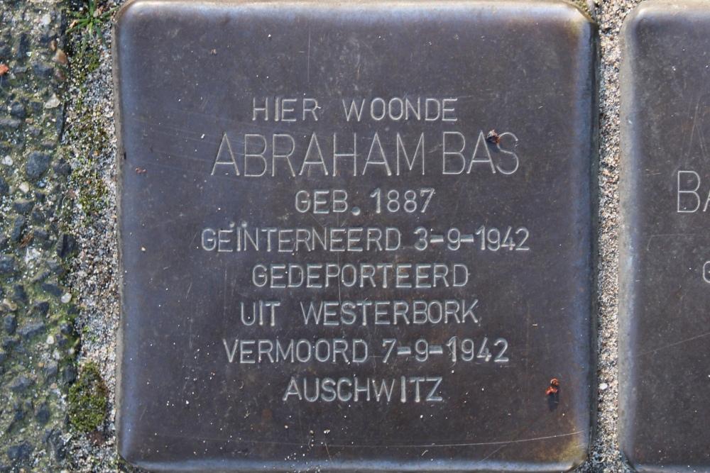 Stolpersteine Weesperstraat hoek Nieuwe Kerkstraat #2