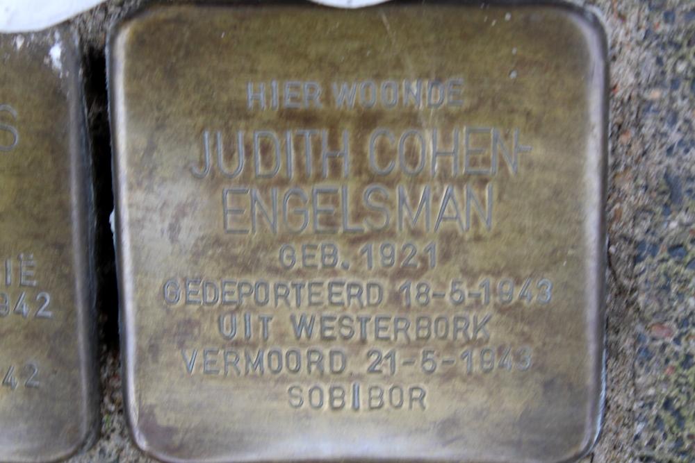 Stolpersteine Justus van Effenstraat 1 #3