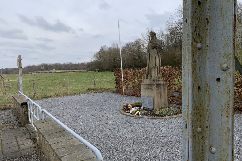 Monument Heilige Barbara Fort Tancrmont #3