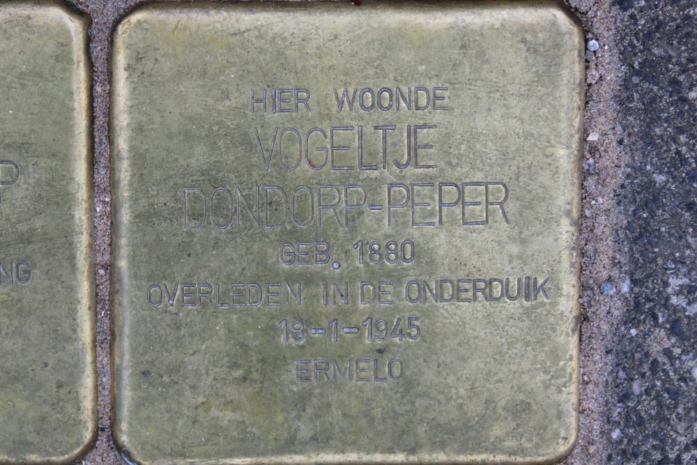 Stolpersteine Vredenrijkstraat 11 #3