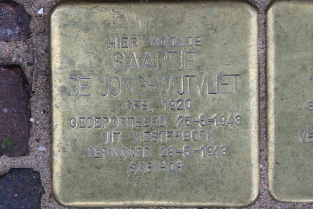 Stolpersteine Badhuisstraat 43 #6