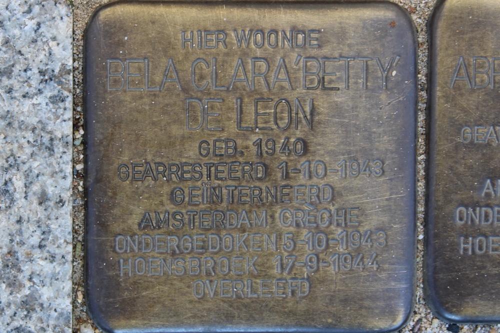 Stolpersteine Nieuwe Keizersgracht 39 #7