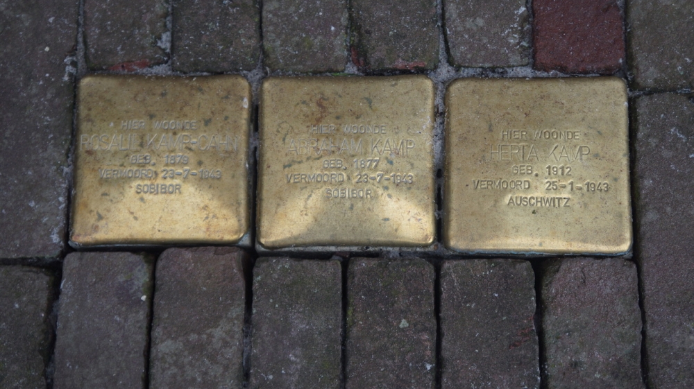 Stolpersteine Kellenstraat 27 #1