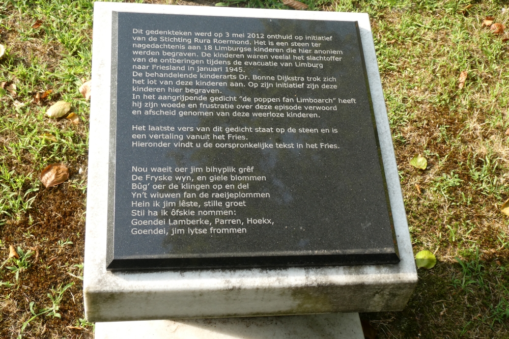 Memorial Limburg Children R.C. Cemetery #5