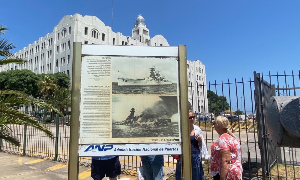 Afstandsmeter en Anker Graf Spee Montevideo