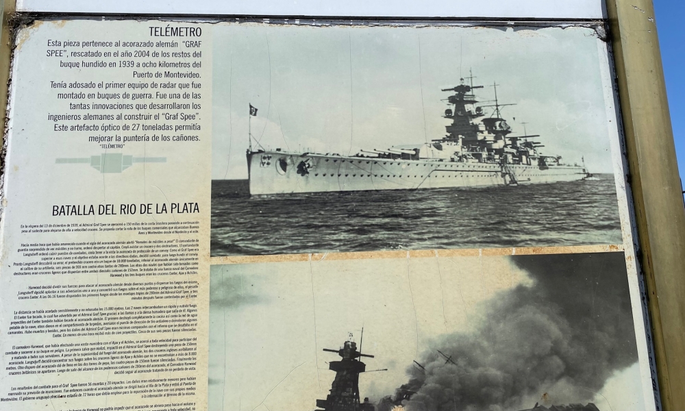 Afstandsmeter en Anker Graf Spee Montevideo #8