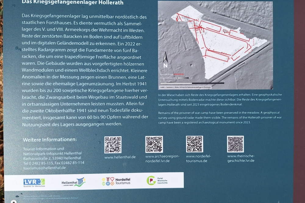 Information Board POW Camp Hollerath #2