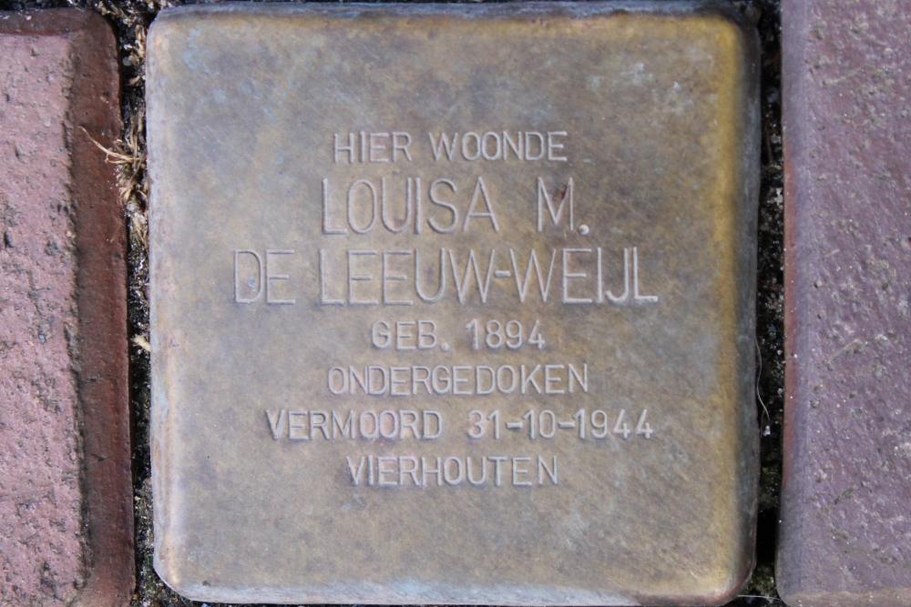 Stolpersteine Schuttenstraat 19 #2