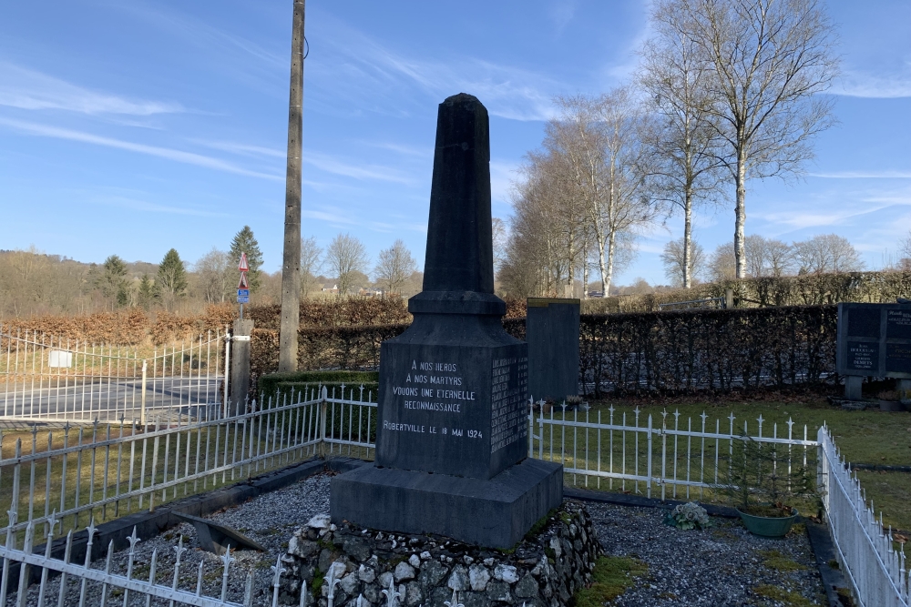 Oorlongsmonument gevallen Duitse soldaten uit Robertville #3