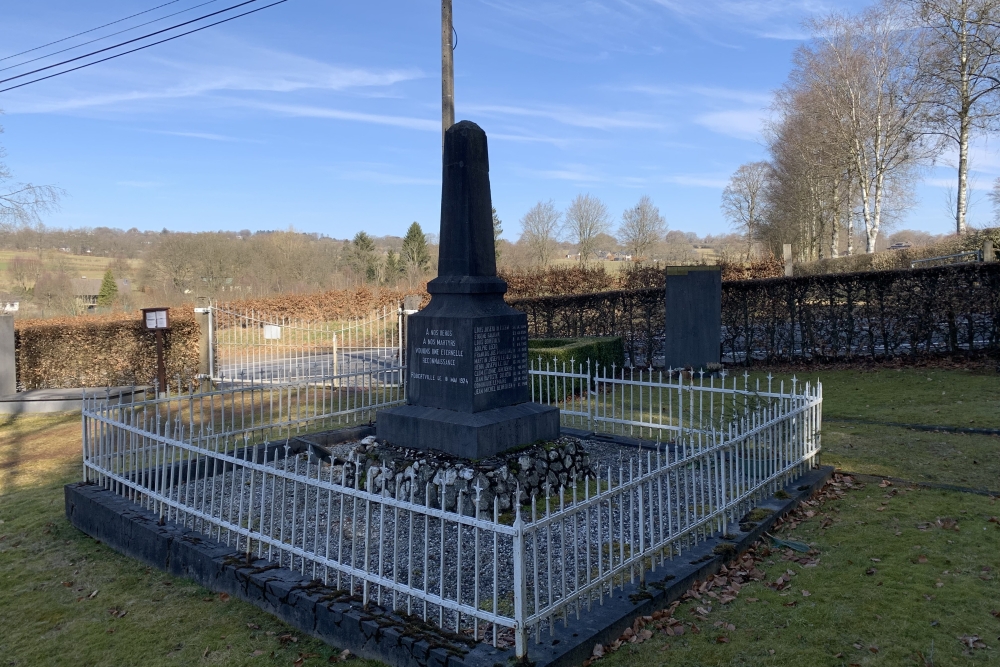 Oorlongsmonument gevallen Duitse soldaten uit Robertville #5