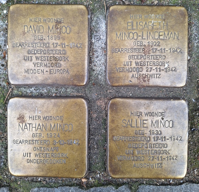 Stolpersteine Lange Hezelstraat 41 #1