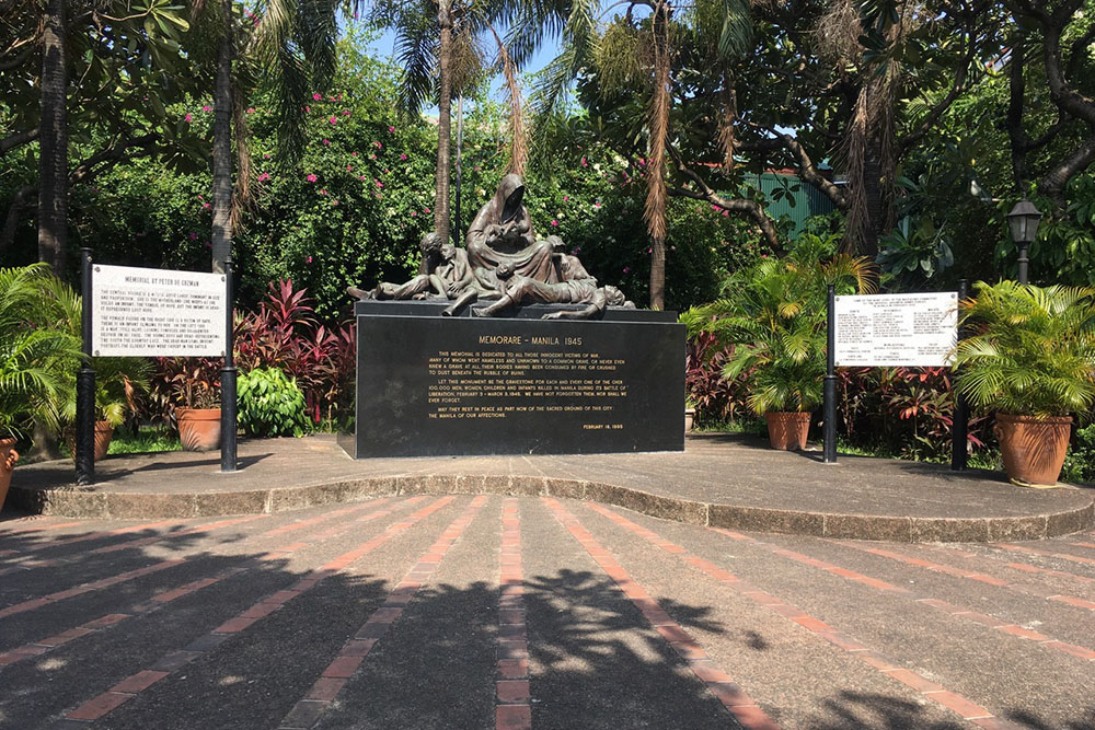 Monument Burgerslachtoffers Manila 'Memorare' Intramuros