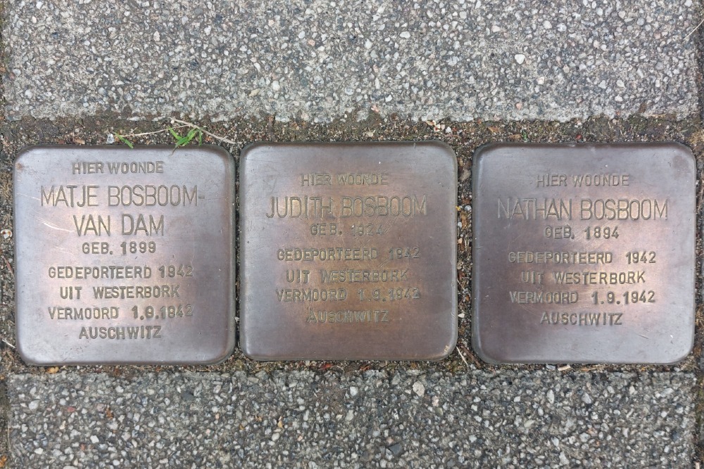 Stolpersteine Boschje 19a (nu Goudse Singel 515-523) #2