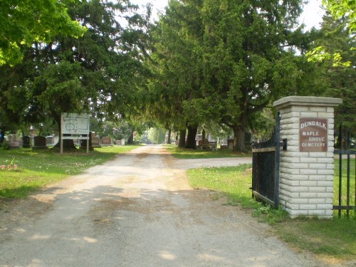 Commonwealth War Grave Maple Grove Cemetery
