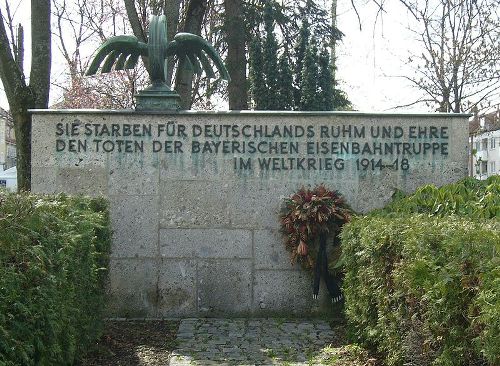 War Memorial Bavarian Railroad Pioneers