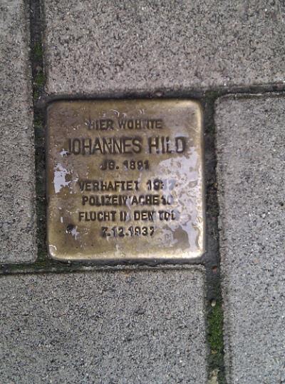 Stolperstein Weidenallee 65 #1