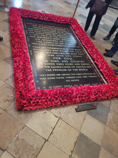 Tomb of the Unknown Warrior in Westminster Abbey #3