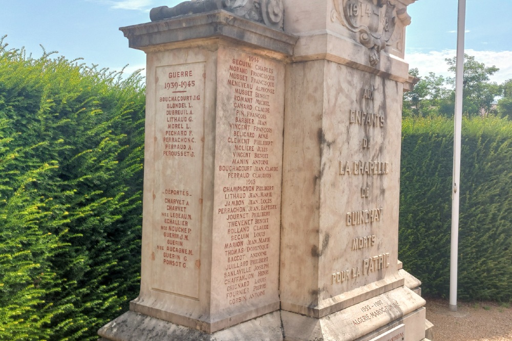 War Memorial La Chapelle-de-Guinchay #5