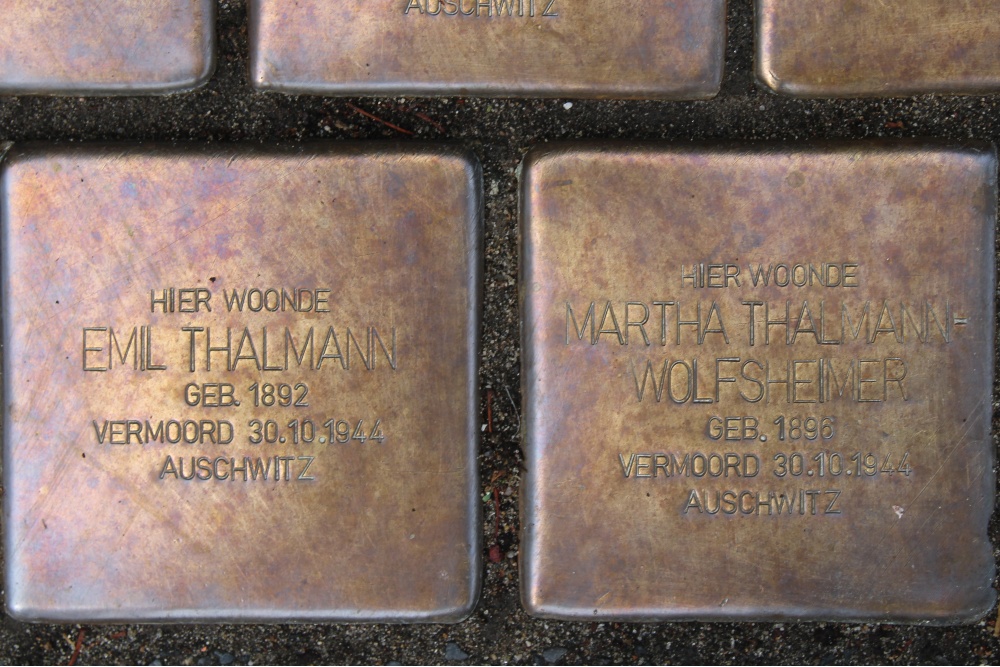 Stolpersteine Bethaniestraat 19 #4