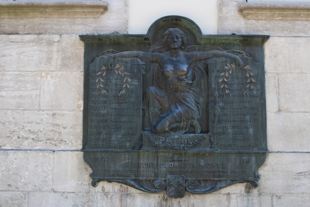 Memorial Customs and Tax Departement Hainaut