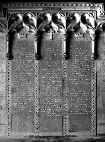 Oorlogsmonument St Canice Cathedral Kilkenny