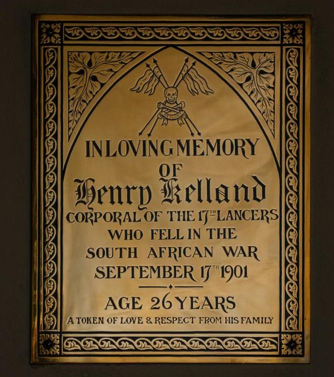 Memorial Corporal Henry Kelland