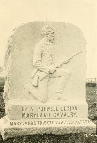 Monument Maryland Cavalry - Company A 