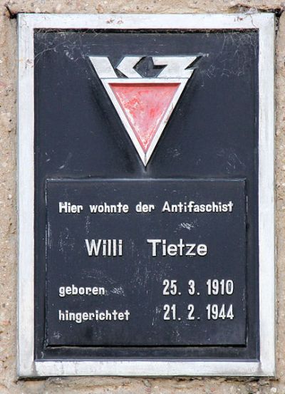 Gedenkteken Willi Tietze