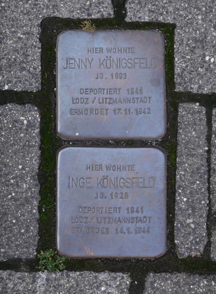 Stolpersteine Graf Siegfried Strae 20 #2