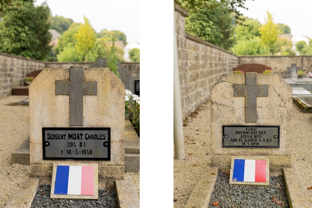 Franse Oorlogsgraven Gemeentelijke Begraafplaats Lamadelaine