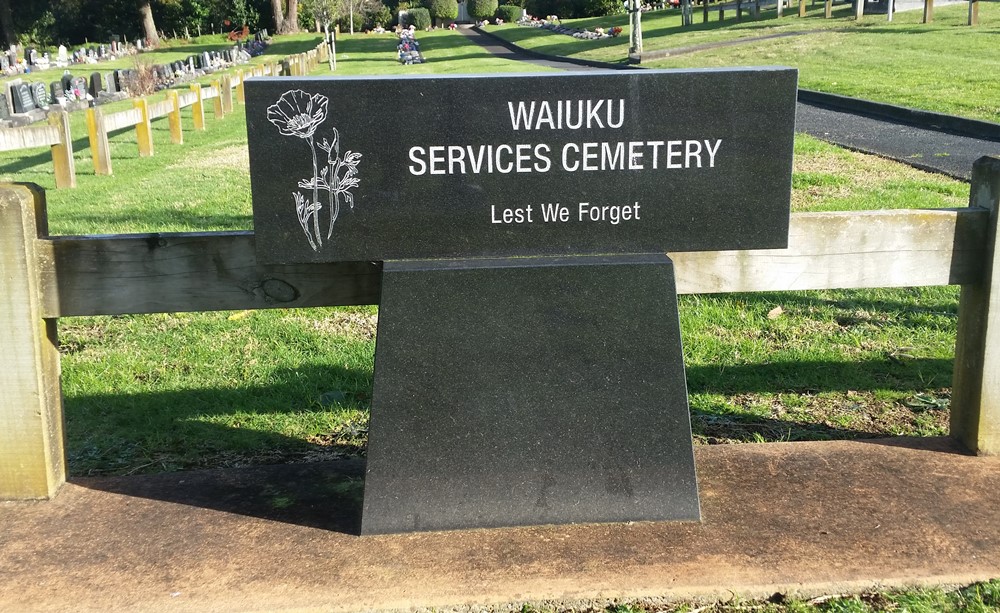 Commonwealth War Graves Waiuku Public Cemetery