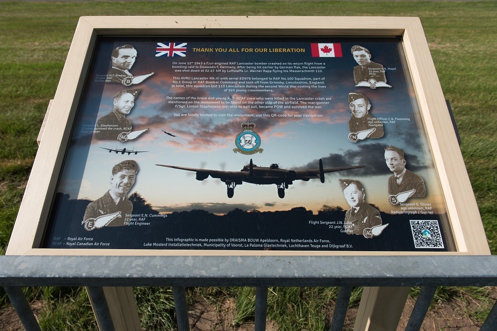 Memorial Crash Location AVRO Lancaster Mk.III ED976