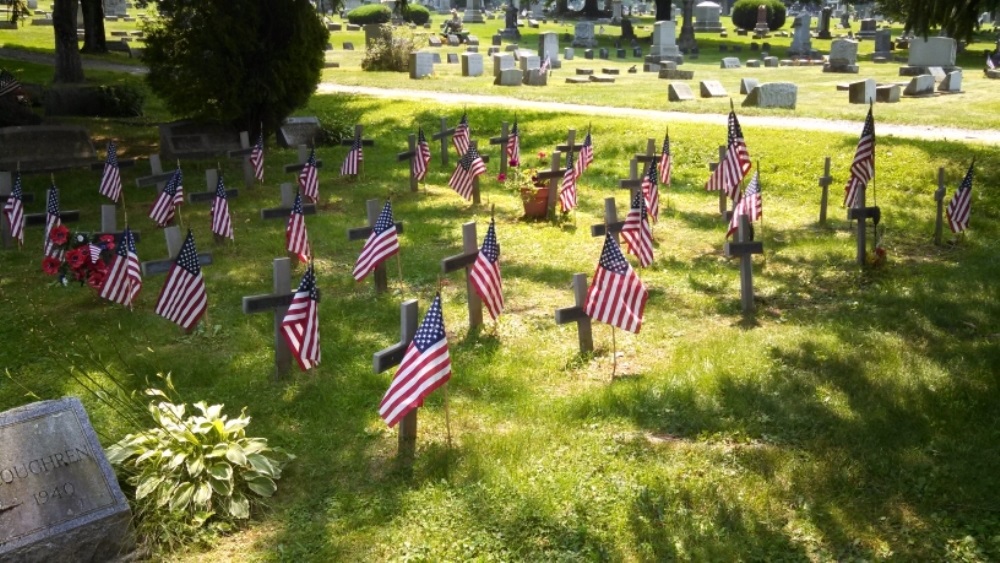 American War Graves Sylvan Lawn Cemetery