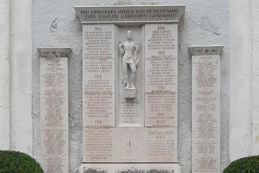 War Monument Sankt Wolfgang Im Salzkammergut