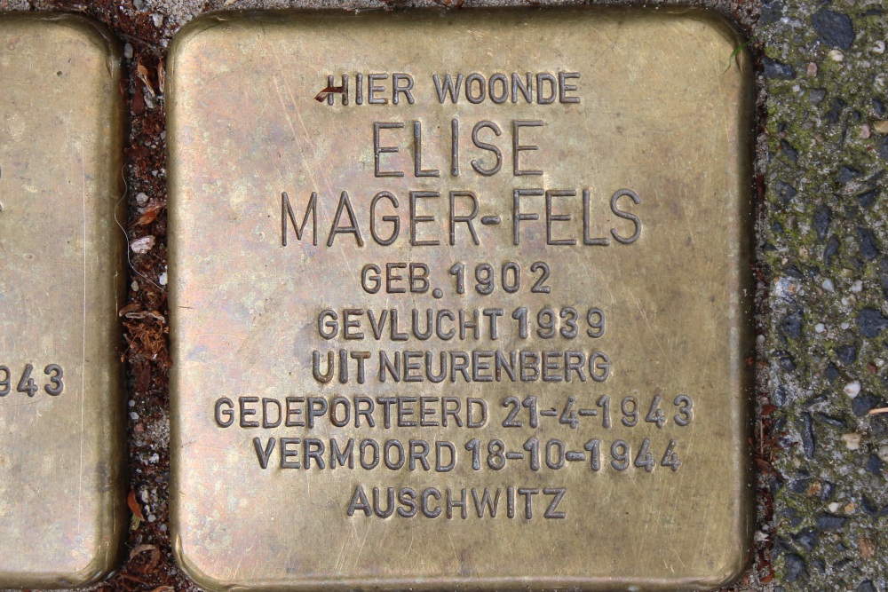 Stolpersteine Maasstraat 104 #4