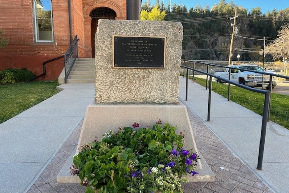 Gedenkteken Veteranen Idaho Springs